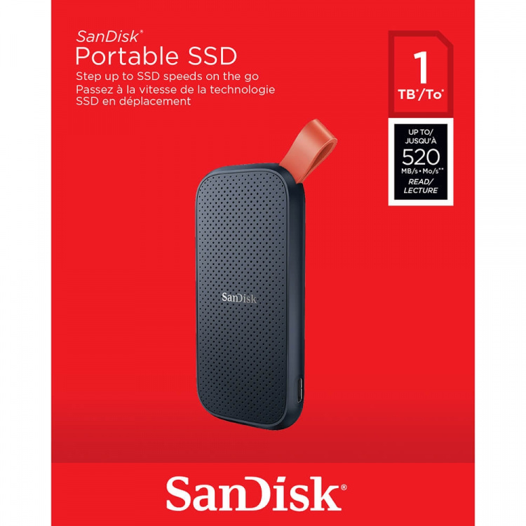 SanDisk Bærbar SSD 1TB 520MB/s Les USB 3.2 Gen 2