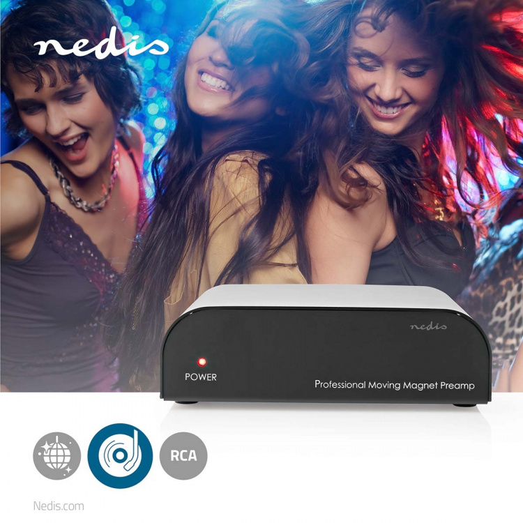 Nedis Pre-forsterker | Inngang for lyd-/video-/datatilkoblinger: 1x RCA | Utgang for lyd-/video-/datatilkoblinger: 1x RCA | 2 Kanaler | Phono / Platespiller | Automatisk | Sort Nedis Pre-forsterker | Inngang for lyd-/video-/datatilkoblinger: 1x RCA | Utgang for lyd-/video-/datatilkoblinger: 1x RCA | 2 Kanaler | Phono / Platespiller | Automatisk | Sort