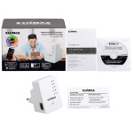 Edimax N300 Mini Wi-Fi Extender/Access Point/Wi-Fi Bridge Hvit