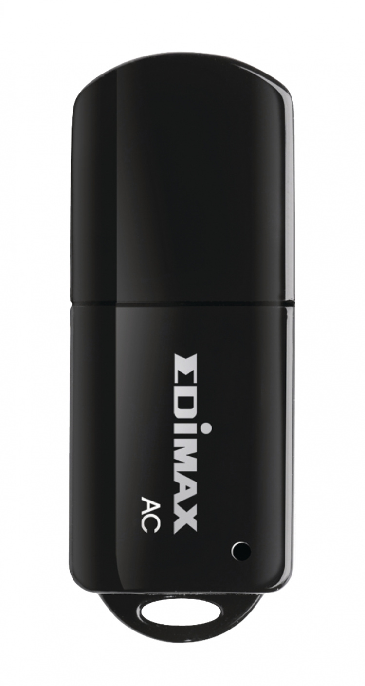 Edimax Trådløst Utstyr USB-Adapter AC600 2.4/5 GHz (Dual Band) Sort