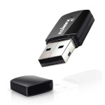 Edimax Trådløst Utstyr USB-Adapter AC600 2.4/5 GHz (Dual Band) Sort