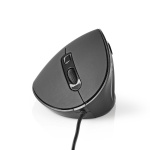 Nedis Wired Mouse | DPI: 1200 / 1800 / 2400 / 3600 dpi | Justerbar DPI | Antall knapper: 6 | Programmerbare knapper | Right-Handed | 1.60 m