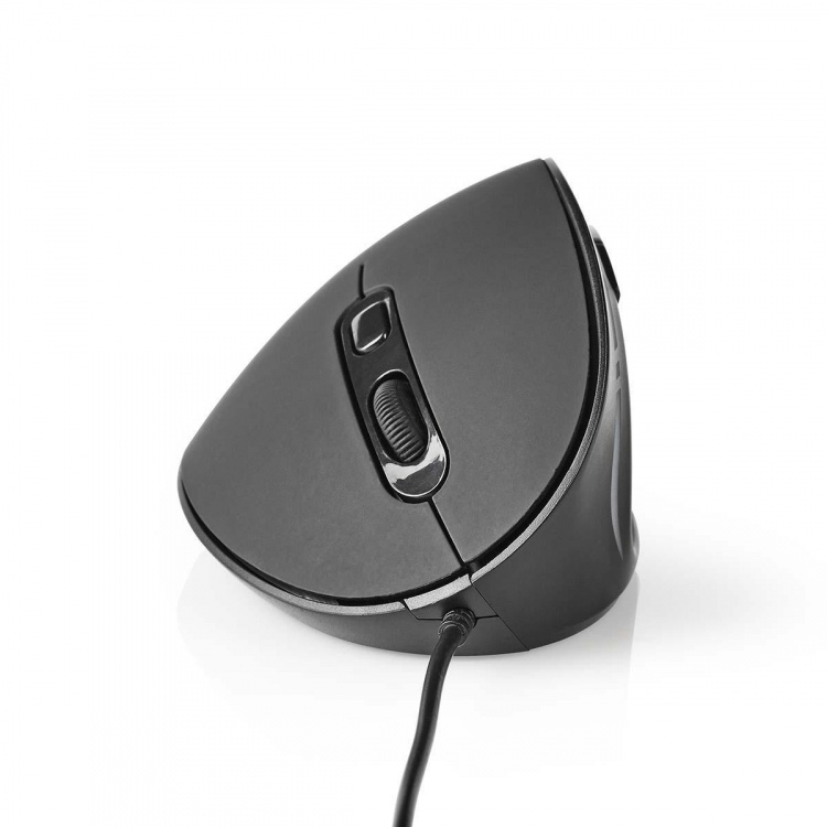 Nedis Wired Mouse | DPI: 1200 / 1800 / 2400 / 3600 dpi | Justerbar DPI | Antall knapper: 6 | Programmerbare knapper | Right-Handed | 1.60 m
