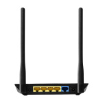 Edimax 4-i-1 N300 Wi-Fi-ruter, tilgangspunkt, Range Extender, Wi-Fi Bridge og WISP Black