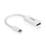 ATEN Mini Displayport-Kabel Mini DisplayPort-hane - HDMI Kontakt 0,15 m Vit