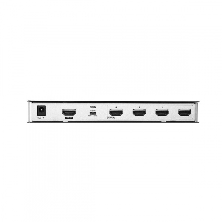 ATEN 4-port ekte 4K HDMI-splitter Svart