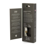 Nedis Lightning Kabel | USB 2.0 | Apple Lightning 8-Pinners | USB-A Han | 480 Mbps | Gull belagt | 2.00 m | Rund | Flettet / Nylon | Aluminium | Deksel Vindusboks