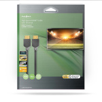 Nedis High Speed HDMI ™ kabel med Ethernet | HDMI ™ -kontakt | HDMI ™ -kontakt | 4K@30Hz | ARC | 10.2 Gbps | 15.0 m | Rund | PVC | Antrasitt | Boks Nedis High Speed HDMI ™ kabel med Ethernet | HDMI ™ -kontakt | HDMI ™ -kontakt | 4K@30Hz | ARC | 10.2 Gbps | 15.0 m | Rund | PVC | Antrasitt | Boks