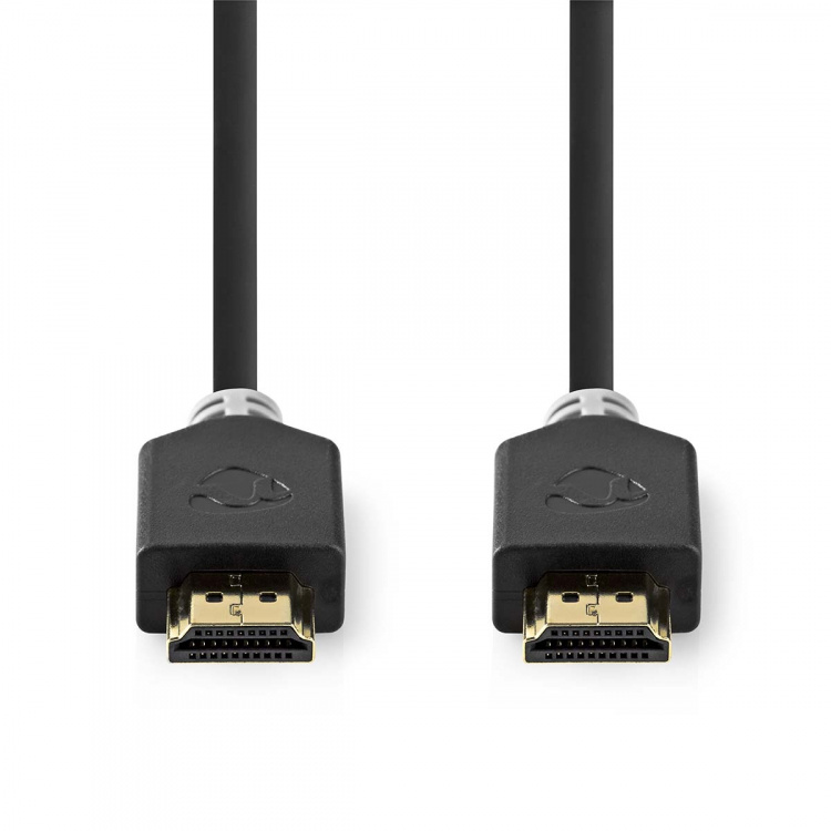 Nedis High Speed HDMI ™ kabel med Ethernet | HDMI ™ -kontakt | HDMI ™ -kontakt | 4K@60Hz | ARC | 18 Gbps | 2.00 m | Rund | PVC | Antrasitt | Boks Nedis High Speed HDMI ™ kabel med Ethernet | HDMI ™ -kontakt | HDMI ™ -kontakt | 4K@60Hz | ARC | 18 Gbps | 2.00 m | Rund | PVC | Antrasitt | Boks