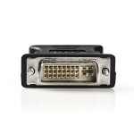 Nedis DVI-adapter | DVI-I 24+5-Pin Han | VGA Hun 15p | Nikkel belagt | Rett | PVC | Sort | Konvolutt