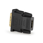 Nedis HDMI™ Adapter | HDMI™ Output | DVI-D 24+1-Pin Han | Gull belagt | Rett | PVC | Antrasitt | 1 stk. | Vindus boks