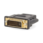 Nedis HDMI™ Adapter | HDMI™ Output | DVI-D 24+1-Pin Han | Gull belagt | Rett | PVC | Antrasitt | 1 stk. | Vindus boks