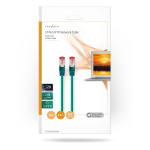 Nedis CAT6 Nettverkskabel | RJ45 Han | RJ45 Han | S/FTP | 5.00 m | Rund | LSZH | Grøn | Konvolutt Nedis CAT6 Nettverkskabel | RJ45 Han | RJ45 Han | S/FTP | 5.00 m | Rund | LSZH | Grøn | Konvolutt