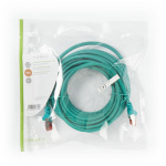 Nedis CAT6 Nettverkskabel | RJ45 Han | RJ45 Han | S/FTP | 7.50 m | Rund | LSZH | Grøn | Plastpose