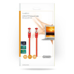 Nedis CAT6 Nettverkskabel | RJ45 Han | RJ45 Han | S/FTP | 5.00 m | Rund | LSZH | Rød | Konvolutt