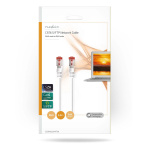 Nedis CAT6 Nettverkskabel | RJ45 Han | RJ45 Han | S/FTP | 5.00 m | Rund | LSZH | Hvit | Konvolutt Nedis CAT6 Nettverkskabel | RJ45 Han | RJ45 Han | S/FTP | 5.00 m | Rund | LSZH | Hvit | Konvolutt