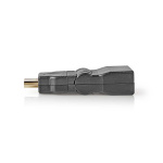 Nedis HDMI™ Adapter | HDMI ™ -kontakt | HDMI™ Output | Gull belagt | Vribar | ABS | Sort | 1 stk. | Konvolutt