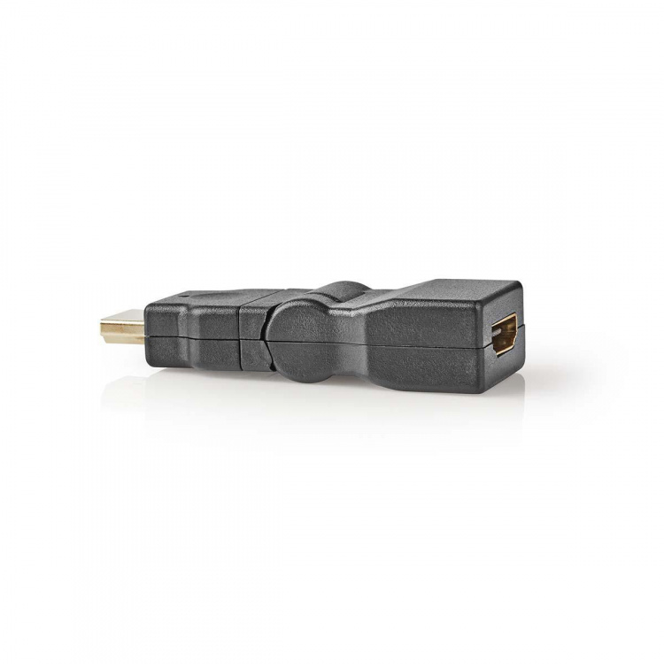 Nedis HDMI™ Adapter | HDMI ™ -kontakt | HDMI™ Output | Gull belagt | Vribar | ABS | Sort | 1 stk. | Konvolutt