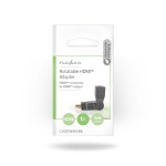 Nedis HDMI™ Adapter | HDMI ™ -kontakt | HDMI™ Output | Gull belagt | Vribar | ABS | Sort | 1 stk. | Konvolutt