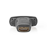 Nedis HDMI™-adapter | HDMI™ hunn | DVI-D 24+1-pinners hunn | gullbelagt | rett | ABS | svart | 1 stk. | Konvolutt