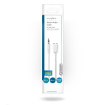 Nedis Stereo lydkabel | 3.5 mm Han | 2 stk. 3.5 mm, hunn | Nikkel belagt | 0.20 m | Rund | Hvit | Konvolutt Nedis Stereo lydkabel | 3.5 mm Han | 2 stk. 3.5 mm, hunn | Nikkel belagt | 0.20 m | Rund | Hvit | Konvolutt