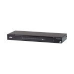 8-port HDMI-splitter Svart