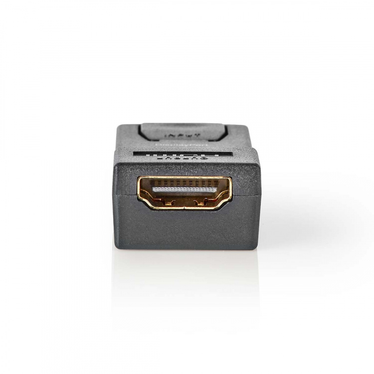 Nedis Displayport-adapter | DisplayPort Han | HDMI™ Output | 1080p@60Hz | Nikkel belagt | Rett | Rund | ABS | ABS | Sort | Boks Nedis Displayport-adapter | DisplayPort Han | HDMI™ Output | 1080p@60Hz | Nikkel belagt | Rett | Rund | ABS | ABS | Sort | Boks