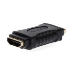 Nedis HDMI™ Adapter | HDMI™ Output | HDMI™ Output | Gull belagt | Rett | ABS | Sort | 1 stk. | Boks