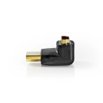 Nedis HDMI™ Adapter | HDMI ™ -kontakt | HDMI™ Output | Gull belagt | Vinklet 270° | ABS | Sort | 1 stk. | Boks
