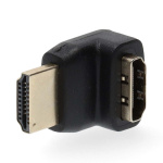 Nedis HDMI™ Adapter | HDMI ™ -kontakt | HDMI™ Output | Gull belagt | Vinklet 270° | ABS | Sort | 1 stk. | Boks