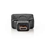Nedis HDMI™ Adapter | HDMI ™ mikrokontakt | HDMI™ Output | Gull belagt | Rett | ABS | Sort | 1 stk. | Boks Nedis HDMI™ Adapter | HDMI ™ mikrokontakt | HDMI™ Output | Gull belagt | Rett | ABS | Sort | 1 stk. | Boks