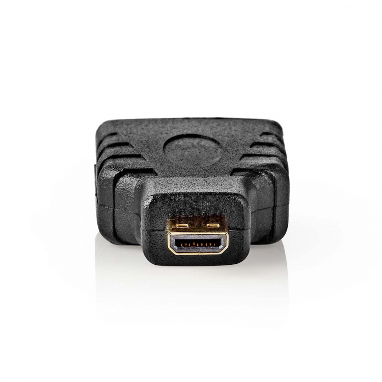 Nedis HDMI™ Adapter | HDMI ™ mikrokontakt | HDMI™ Output | Gull belagt | Rett | ABS | Sort | 1 stk. | Boks Nedis HDMI™ Adapter | HDMI ™ mikrokontakt | HDMI™ Output | Gull belagt | Rett | ABS | Sort | 1 stk. | Boks