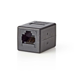 Nedis Nettverkskobling | CAT5e / CAT6 | Unshielded | RJ45 Hun | RJ45 Hun | Rett | ABS | Boks