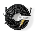 Nedis High Speed HDMI ™ kabel med Ethernet | HDMI ™ -kontakt | HDMI ™ -kontakt | 4K@30Hz | 18 Gbps | 40.0 m | Rund | PVC | Sort | Stikkord Nedis High Speed HDMI ™ kabel med Ethernet | HDMI ™ -kontakt | HDMI ™ -kontakt | 4K@30Hz | 18 Gbps | 40.0 m | Rund | PVC | Sort | Stikkord