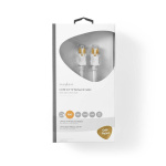 Nedis CAT6 Nettverkskabel | RJ45 Han | RJ45 Han | S/FTP | 5.00 m | Rund | LSZH / PVC | Hvit | Vindus boks