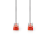 Nedis CAT6 Nettverkskabel | RJ45 Han | RJ45 Han | U/UTP | 30.0 m | Rund | PVC | Hvit | Plastpose