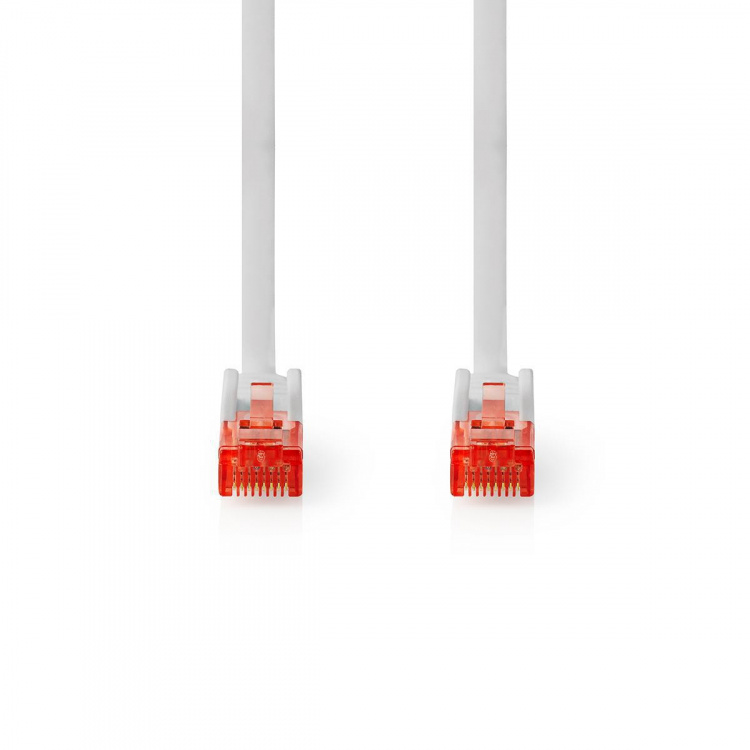 Nedis CAT6 Nettverkskabel | RJ45 Han | RJ45 Han | U/UTP | 30.0 m | Rund | PVC | Hvit | Plastpose