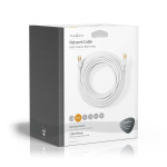 Nedis CAT6 Nettverkskabel | RJ45 Han | RJ45 Han | S/FTP | 30.0 m | Rund | LSZH / PVC | Hvit | Vindus boks