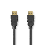 Nedis Ultra High Speed ​​HDMI ™ Cable | HDMI ™ -kontakt | HDMI ™ -kontakt | 8K@60Hz | 48 Gbps | 1.00 m | Rund | 6.0 mm | Sort | Boks