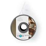 Nedis Speaker Cable | 2x 0.75 mm² | Kobber | 25.0 m | Rund | PVC | Rød / Sort | Rull