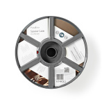 Nedis Speaker Cable | 2 x 2.50 mm² | Kobber | 100.0 m | Rund | PVC | Rød / Sort | Rull Nedis Speaker Cable | 2 x 2.50 mm² | Kobber | 100.0 m | Rund | PVC | Rød / Sort | Rull