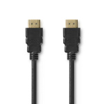 Nedis Premium High Speed ​​HDMI ™ kabel med Ethernet | HDMI ™ -kontakt | HDMI ™ -kontakt | 4K@60Hz | 18 Gbps | 2.00 m | Rund | PVC | Sort | Konvolutt