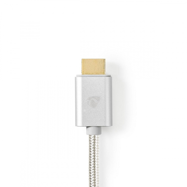 Nedis USB-C™ Adapter | USB 3.2 Gen 1 | USB-C™ Hann | HDMI ™ -kontakt | 4K@60Hz | 18 Gbps | 2.00 m | Rund | Gull belagt | Flettet / Nylon | Aluminium | Deksel Vindusboks Nedis USB-C™ Adapter | USB 3.2 Gen 1 | USB-C™ Hann | HDMI ™ -kontakt | 4K@60Hz | 18 Gbps | 2.00 m | Rund | Gull belagt | Flettet / Nylon | Aluminium | Deksel Vindusboks