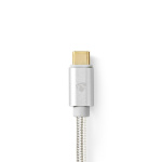 Nedis USB-C™ Adapter | USB 3.2 Gen 1 | USB-C™ Hann | HDMI ™ -kontakt | 4K@60Hz | 18 Gbps | 2.00 m | Rund | Gull belagt | Flettet / Nylon | Aluminium | Deksel Vindusboks Nedis USB-C™ Adapter | USB 3.2 Gen 1 | USB-C™ Hann | HDMI ™ -kontakt | 4K@60Hz | 18 Gbps | 2.00 m | Rund | Gull belagt | Flettet / Nylon | Aluminium | Deksel Vindusboks