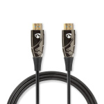 Nedis Aktiv Optical High Speed HDMI-kabel med Ethernet | HDMI ™ -kontakt | HDMI ™ -kontakt | 4K@60Hz | 18 Gbps | 15.0 m | Rund | PVC | Sort | Gaveeske Nedis Aktiv Optical High Speed HDMI-kabel med Ethernet | HDMI ™ -kontakt | HDMI ™ -kontakt | 4K@60Hz | 18 Gbps | 15.0 m | Rund | PVC | Sort | Gaveeske