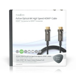 Nedis Aktiv Optical Ultra High Speed HDMI-Kabel med Ethernet | HDMI ™ -kontakt | HDMI ™ -kontakt | 8K@60Hz | 48 Gbps | 10.0 m | Rund | PVC | Sort | Gaveeske Nedis Aktiv Optical Ultra High Speed HDMI-Kabel med Ethernet | HDMI ™ -kontakt | HDMI ™ -kontakt | 8K@60Hz | 48 Gbps | 10.0 m | Rund | PVC | Sort | Gaveeske