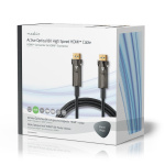Nedis Aktiv Optical Ultra High Speed HDMI-Kabel med Ethernet | HDMI ™ -kontakt | HDMI ™ -kontakt | 8K@60Hz | 48 Gbps | 75.0 m | Rund | PVC | Sort | Gaveeske Nedis Aktiv Optical Ultra High Speed HDMI-Kabel med Ethernet | HDMI ™ -kontakt | HDMI ™ -kontakt | 8K@60Hz | 48 Gbps | 75.0 m | Rund | PVC | Sort | Gaveeske