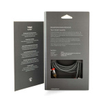 Nedis Stereo lydkabel | 2x RCA Han | 2x RCA Han | Gull belagt | 5.00 m | Rund | Grå / Gun Metal Grå | Deksel Vindusboks