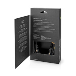 Nedis High Speed ​​HDMI ™ kabel med Ethernet | HDMI ™ -kontakt | HDMI ™ -kontakt | 4K@60Hz | ARC | 18 Gbps | 3.00 m | Rund | Bomull | Gun Metal Grå | Deksel Vindusboks