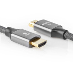 Nedis Ultra High Speed HDMI ™ Cable | HDMI ™ -kontakt | HDMI ™ -kontakt | 8K@60Hz | 48 Gbps | 1.00 m | Rund | 6.3 mm | Gun Metal Grå | Deksel Vindusboks Nedis Ultra High Speed HDMI ™ Cable | HDMI ™ -kontakt | HDMI ™ -kontakt | 8K@60Hz | 48 Gbps | 1.00 m | Rund | 6.3 mm | Gun Metal Grå | Deksel Vindusboks